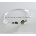 Wholesale Supplier for Quartz Gemstone Sterling Silver Bezel Set Bangle for Women